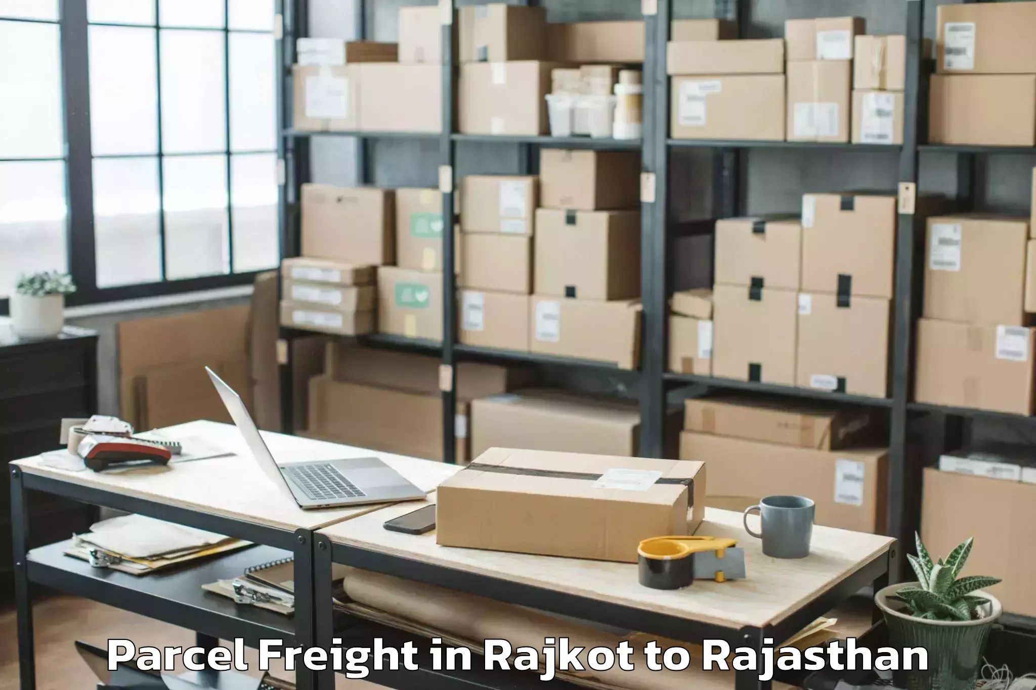 Hassle-Free Rajkot to Sri Vijaynagar Parcel Freight